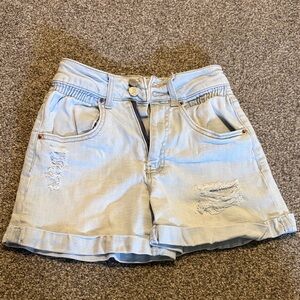 Vanilla Star Light Blue Jean Shorts